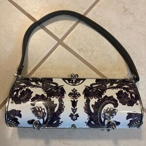 Little Earth Black and White Shoulder Bag